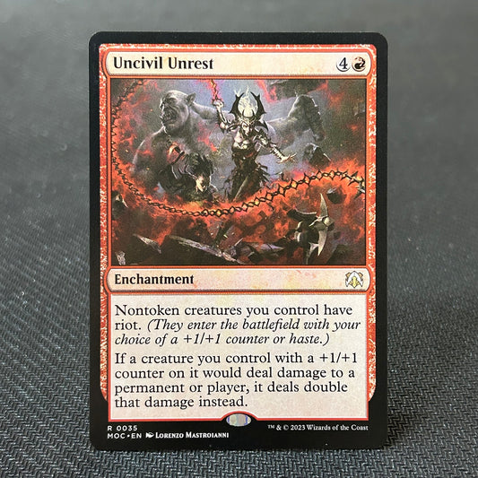Uncivil Unrest - March of the Machine Commander #35 - No Foil