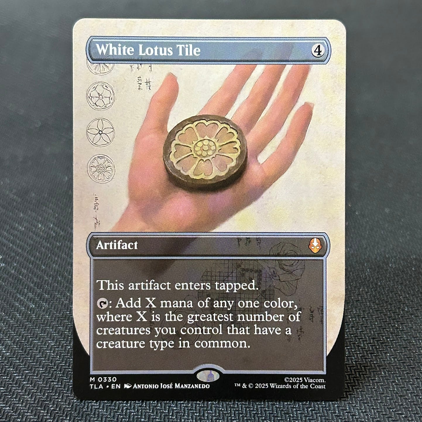 White Lotus Tile - Avatar: The Last Airbender #330 - No Foil