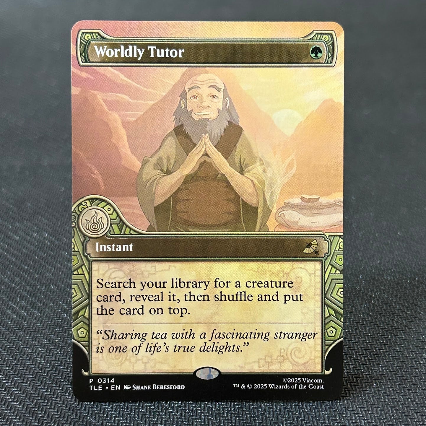 Worldly Tutor - Avatar: The Last Airbender Eternal #314 - No Foil