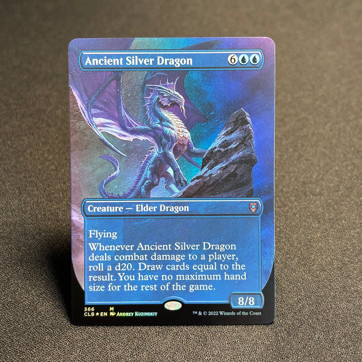 Ancient Silver Dragon - Commander Legends: Battle for Baldur's Gate #366 - Foil