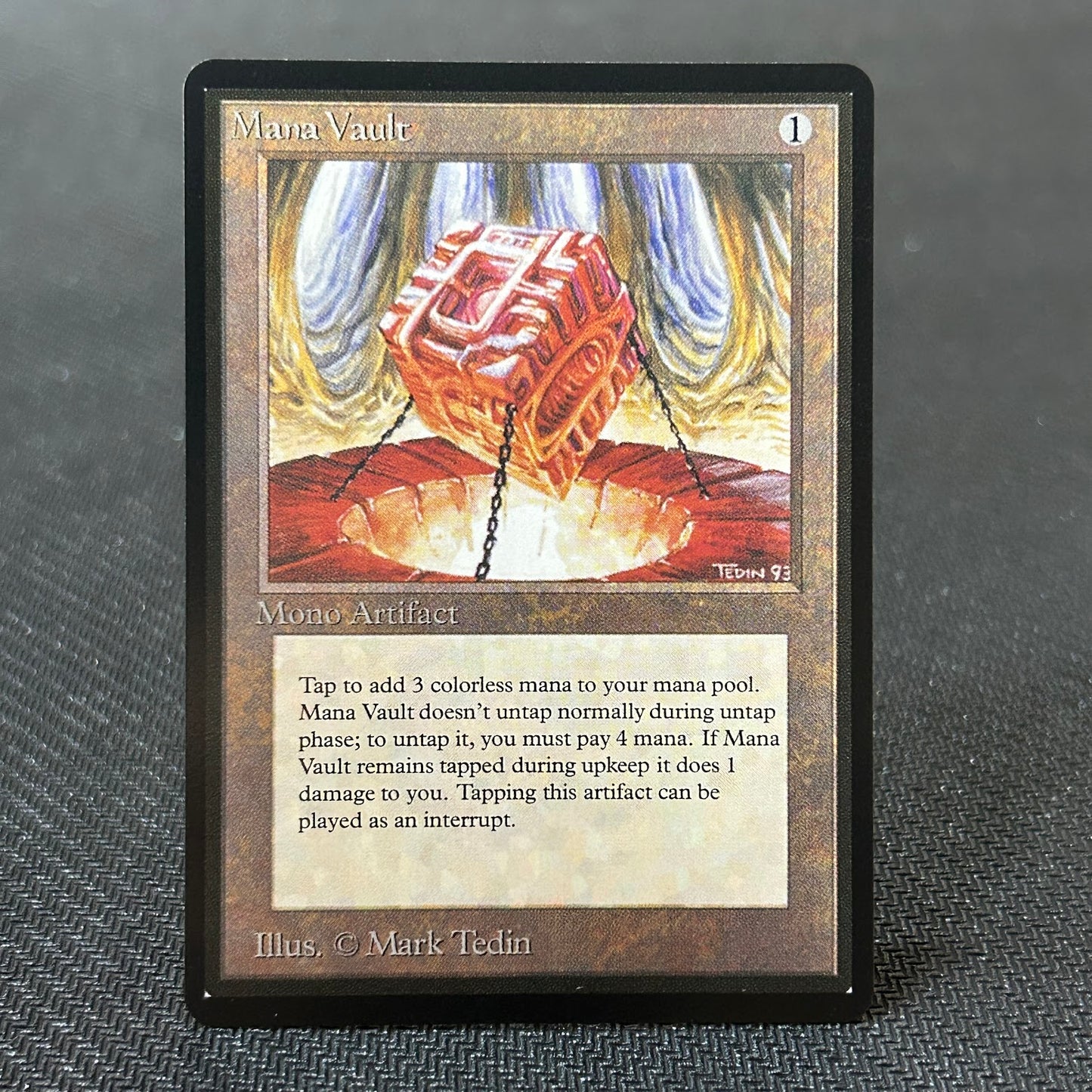 Mana Vault - Limited Edition Beta #260 - No Foil