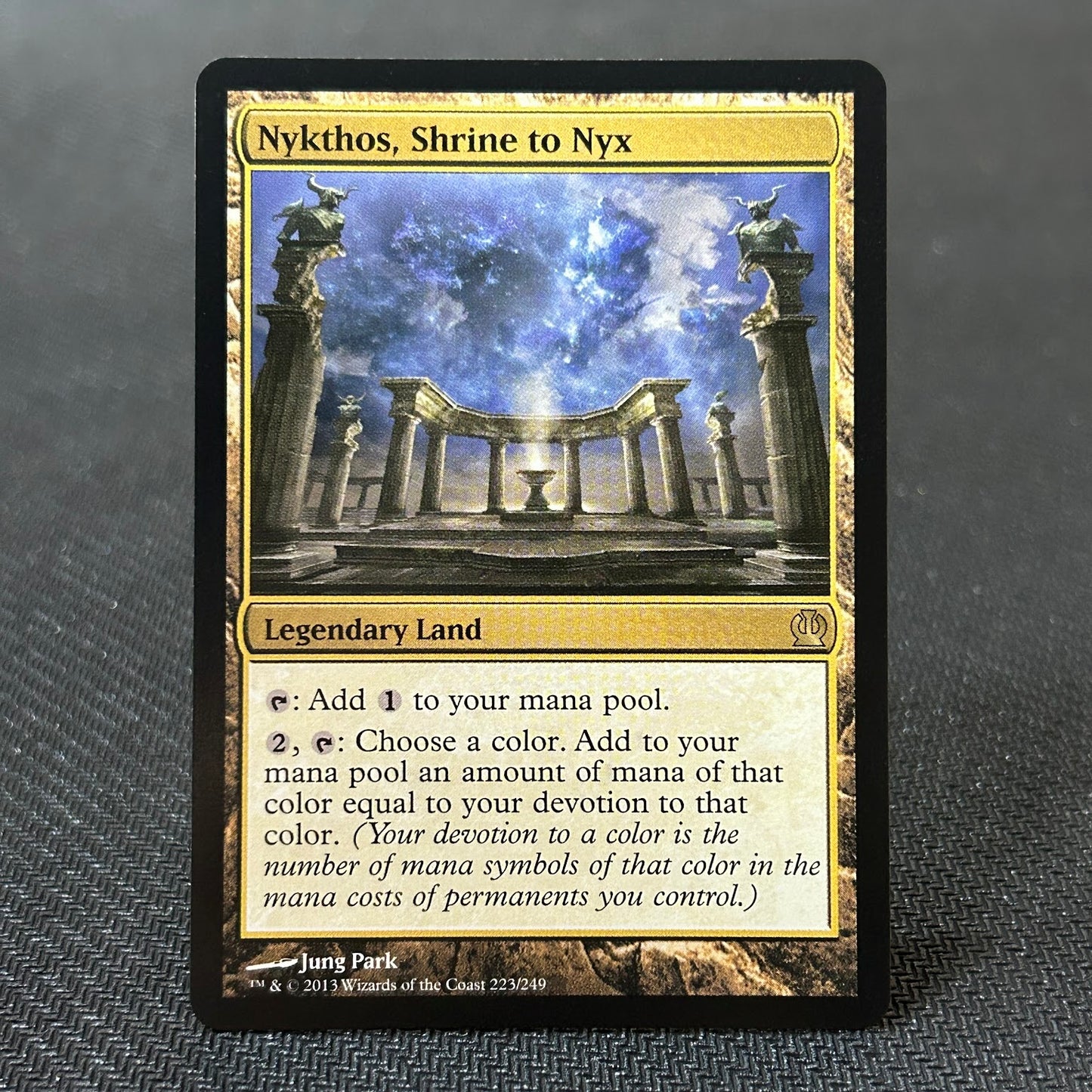 Nykthos, Shrine to Nyx - Theros #223 - No Foil
