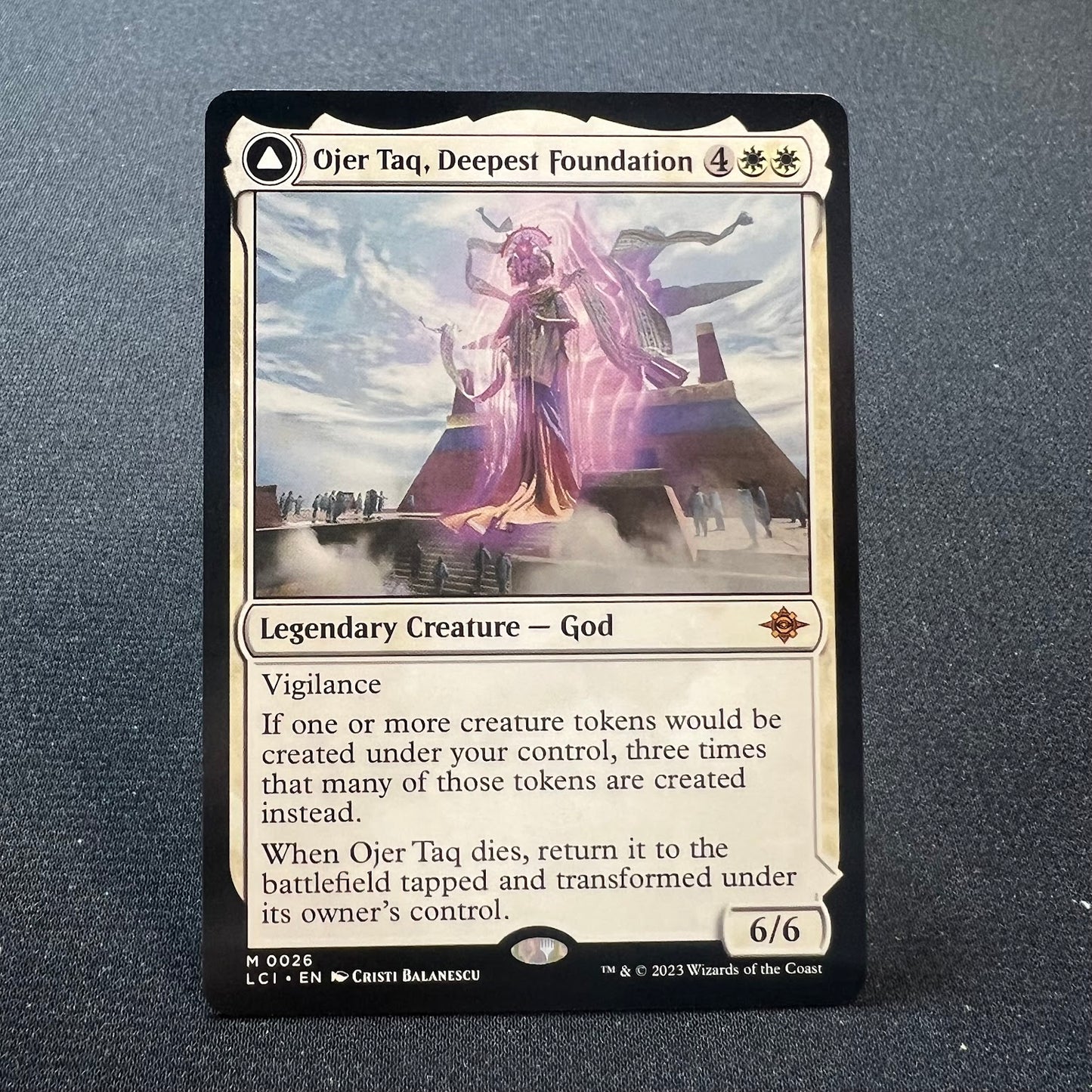 Ojer Taq, Deepest Foundation - The Lost Caverns of Ixalan #26 - No Foil
