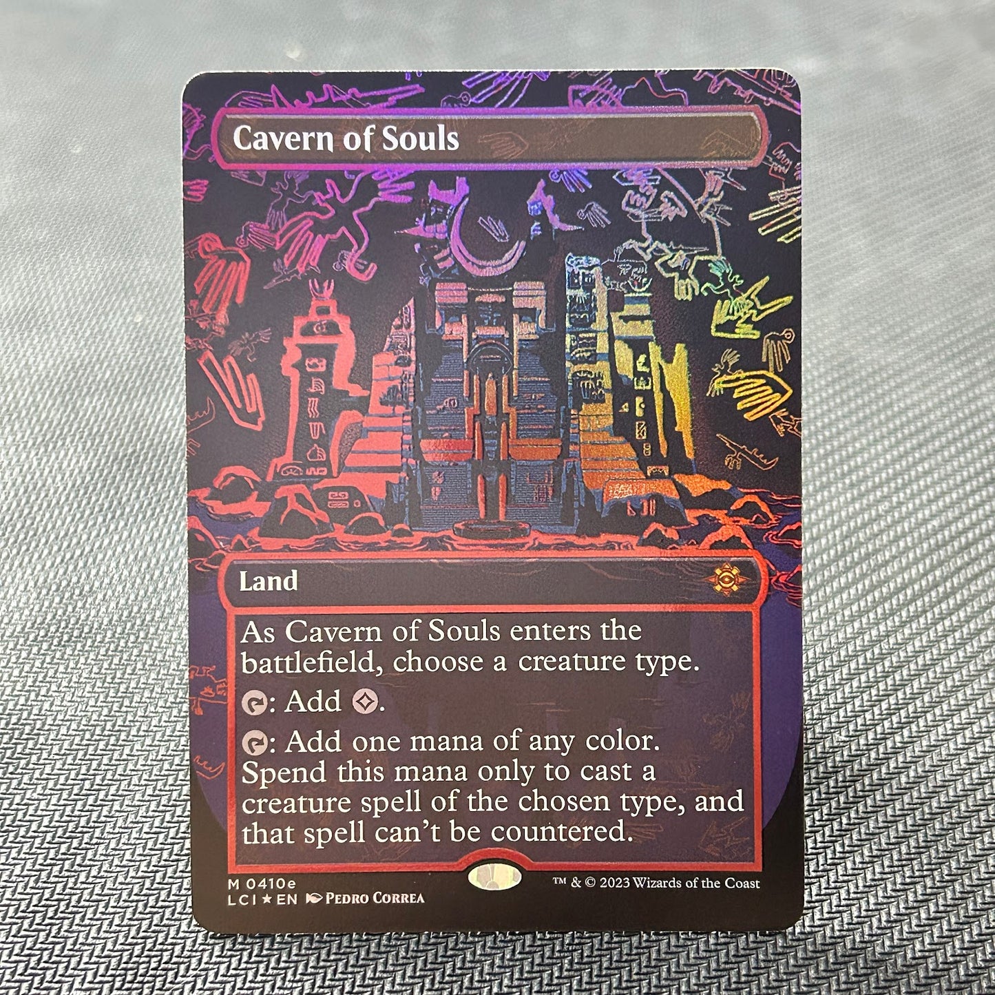 Cavern of Souls - The Lost Caverns of Ixalan #410e - Neonink Foil