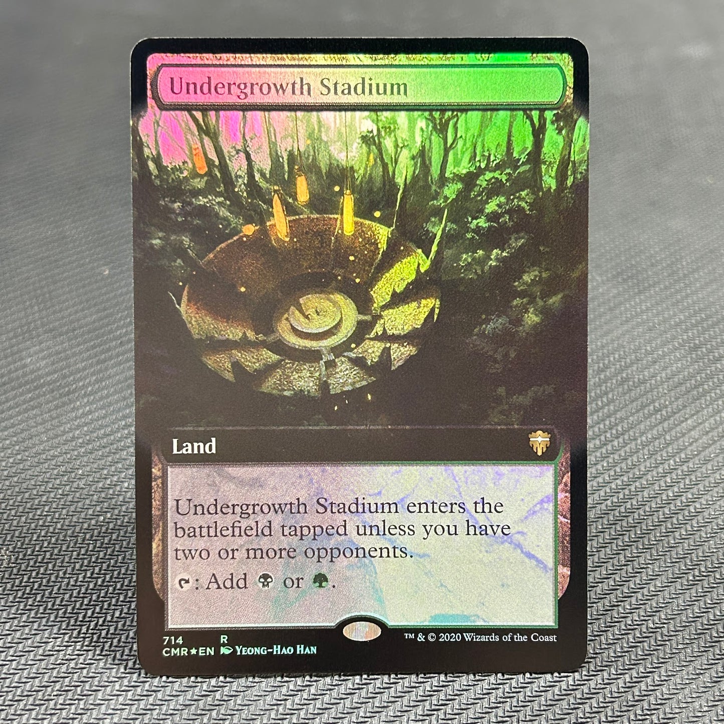 Undergrowth Stadium CMR Extend Art - Commander Legends #714 - Foil