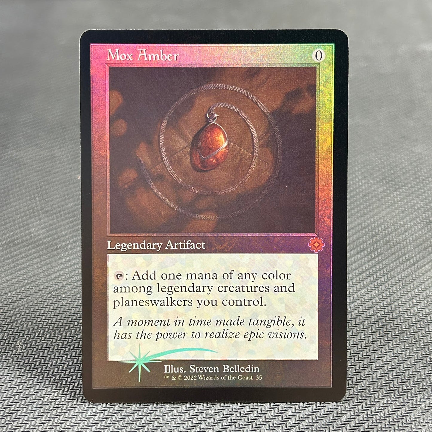 Mox Amber - The Brothers' War Retro Artifacts #35 - Foil