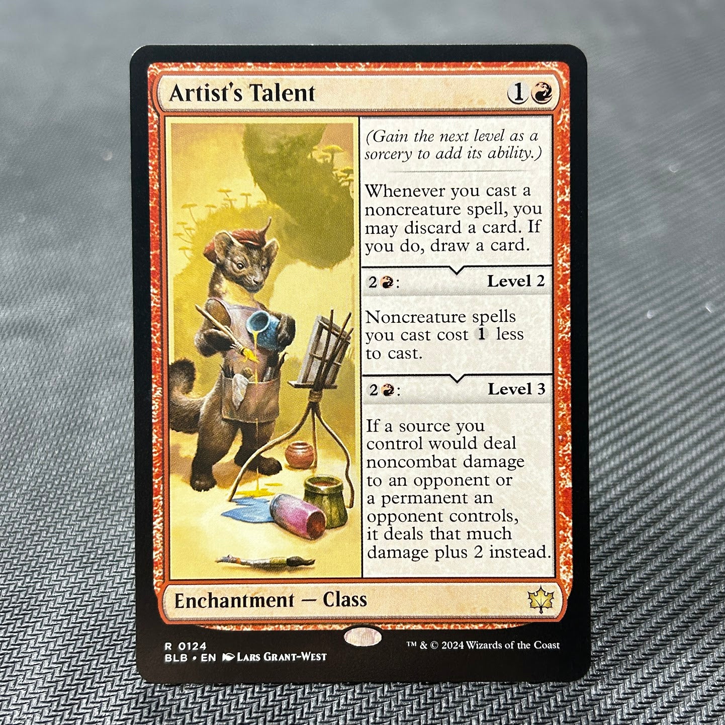 Artist's Talent - Bloomburrow #124 - No Foil