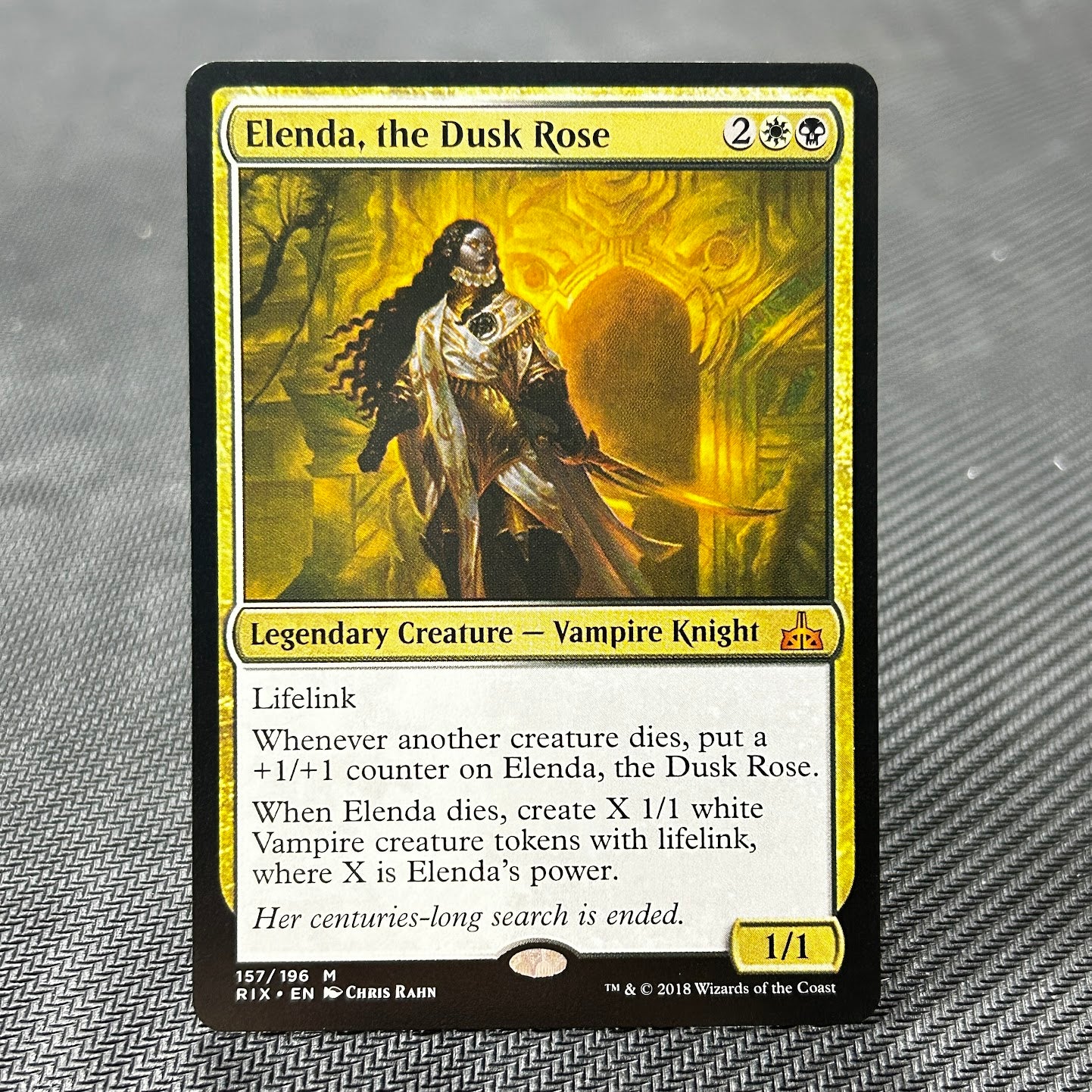 Elenda, the Dusk Rose - Rivals of Ixalan #157 - No Foil