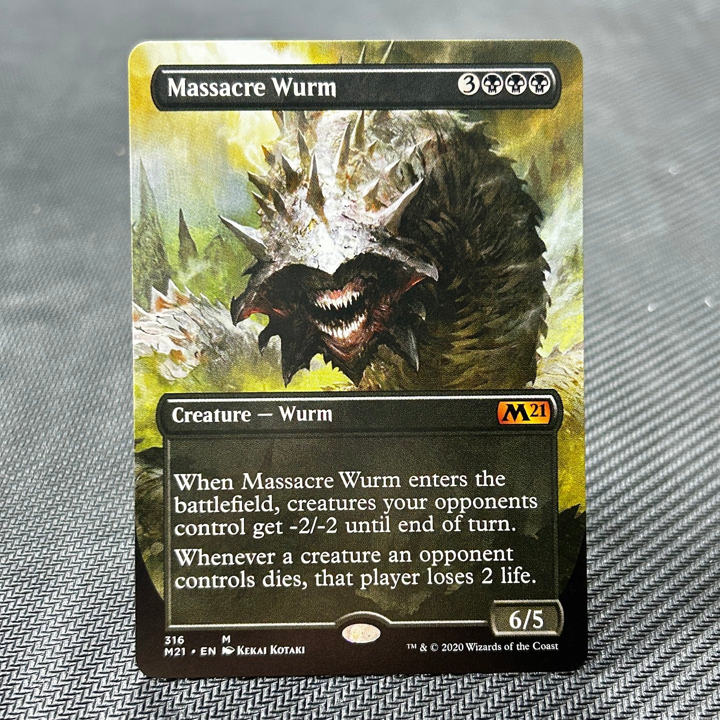 Massacre Wurm - Core Set 2021 #316 - No Foil