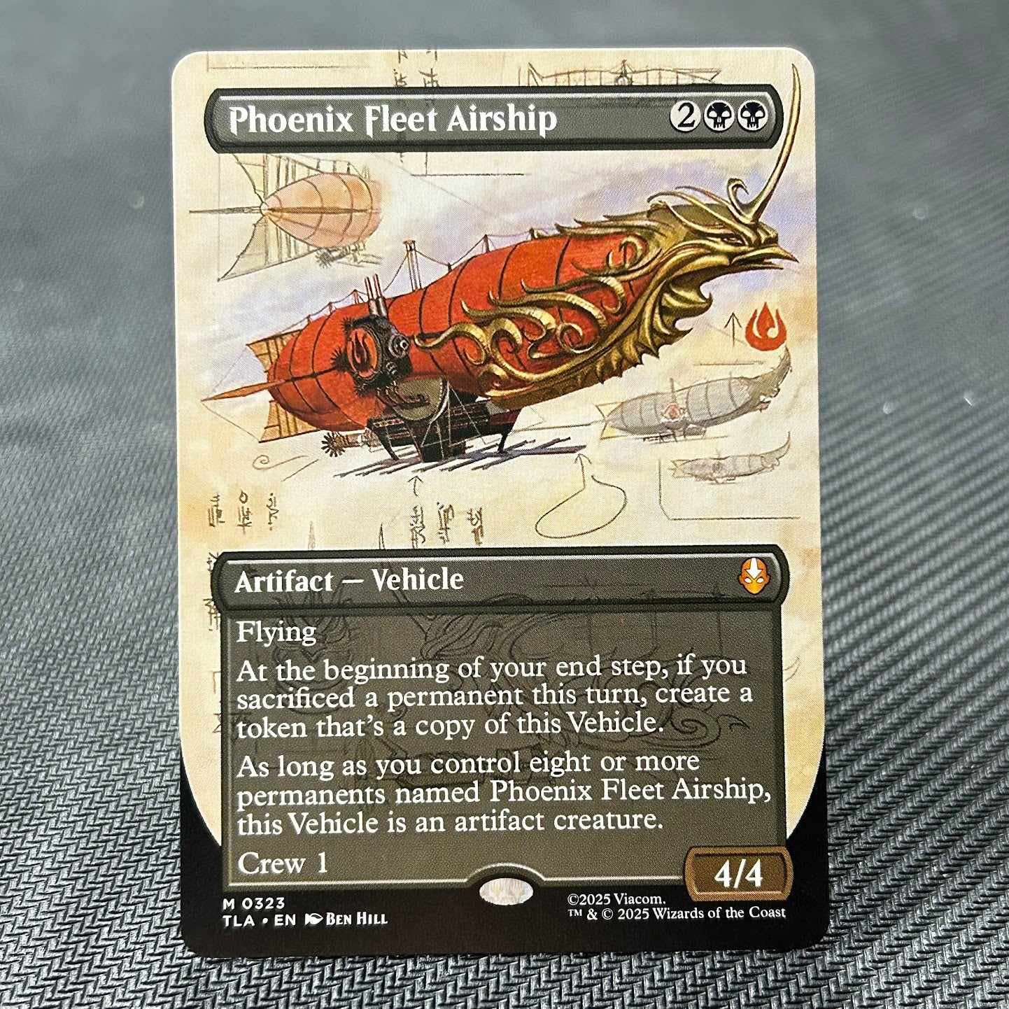 Phoenix Fleet Airship - Avatar: The Last Airbender #323 - No Foil