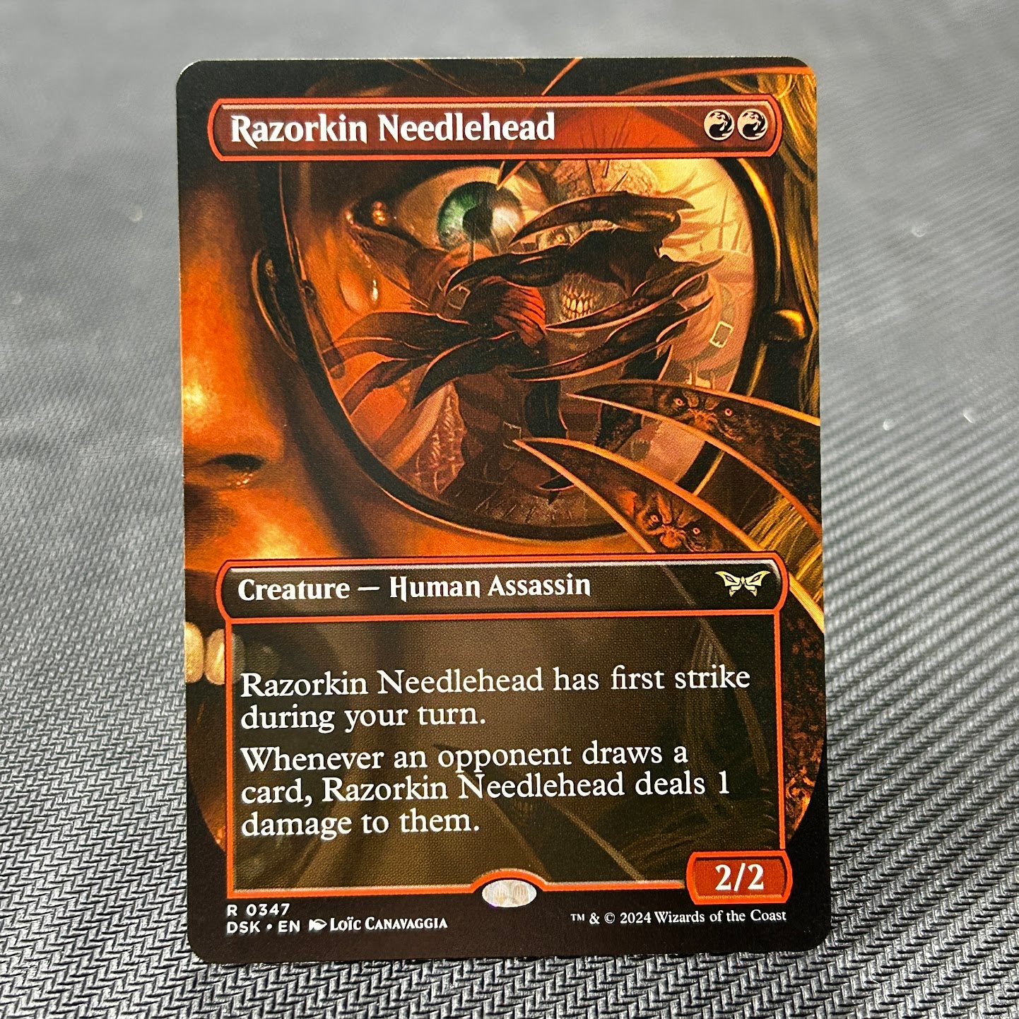 Razorkin Needlehead - Duskmourn: House of Horror #347 - No Foil