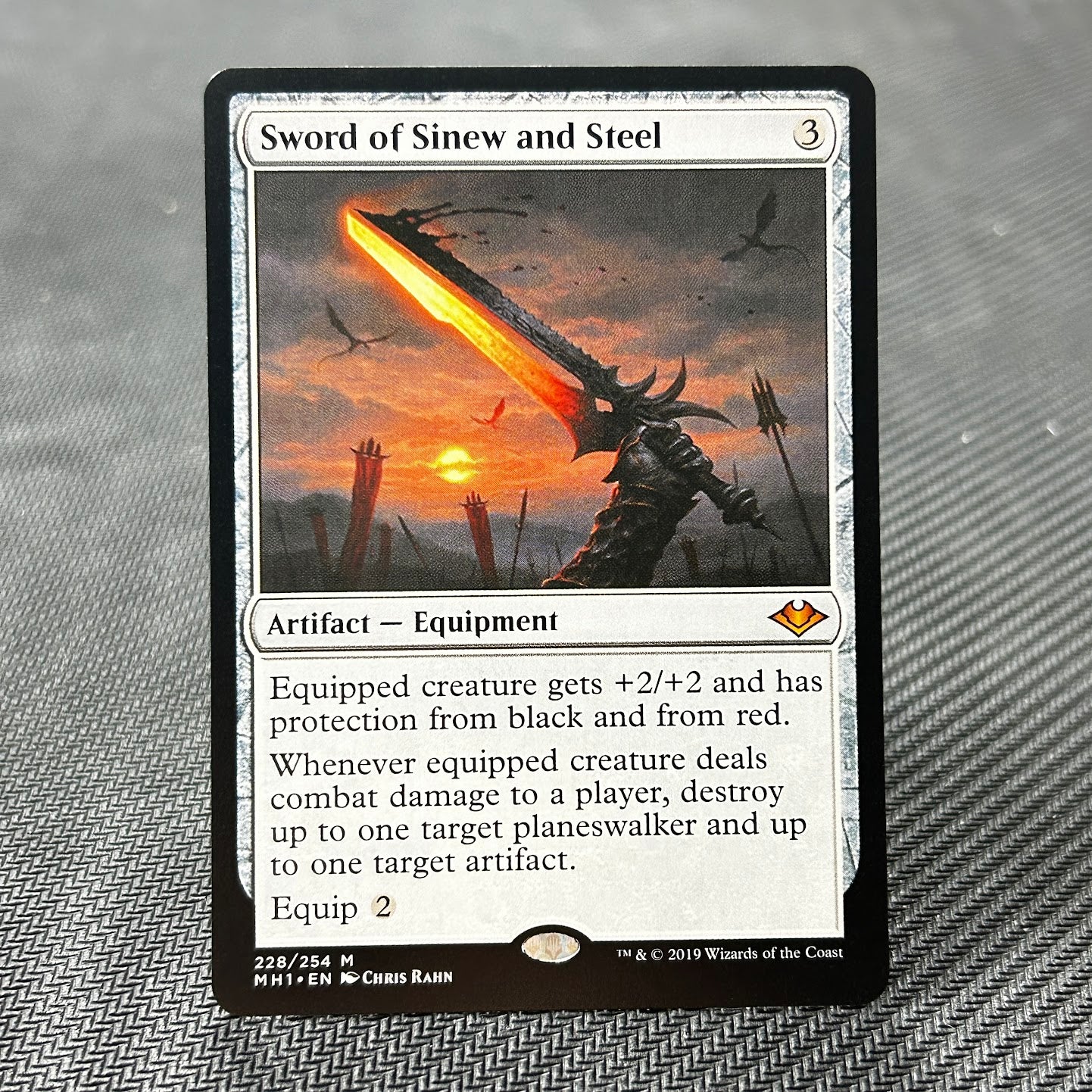 Sword of Sinew and Steel - Modern Horizons #228 - No Foil