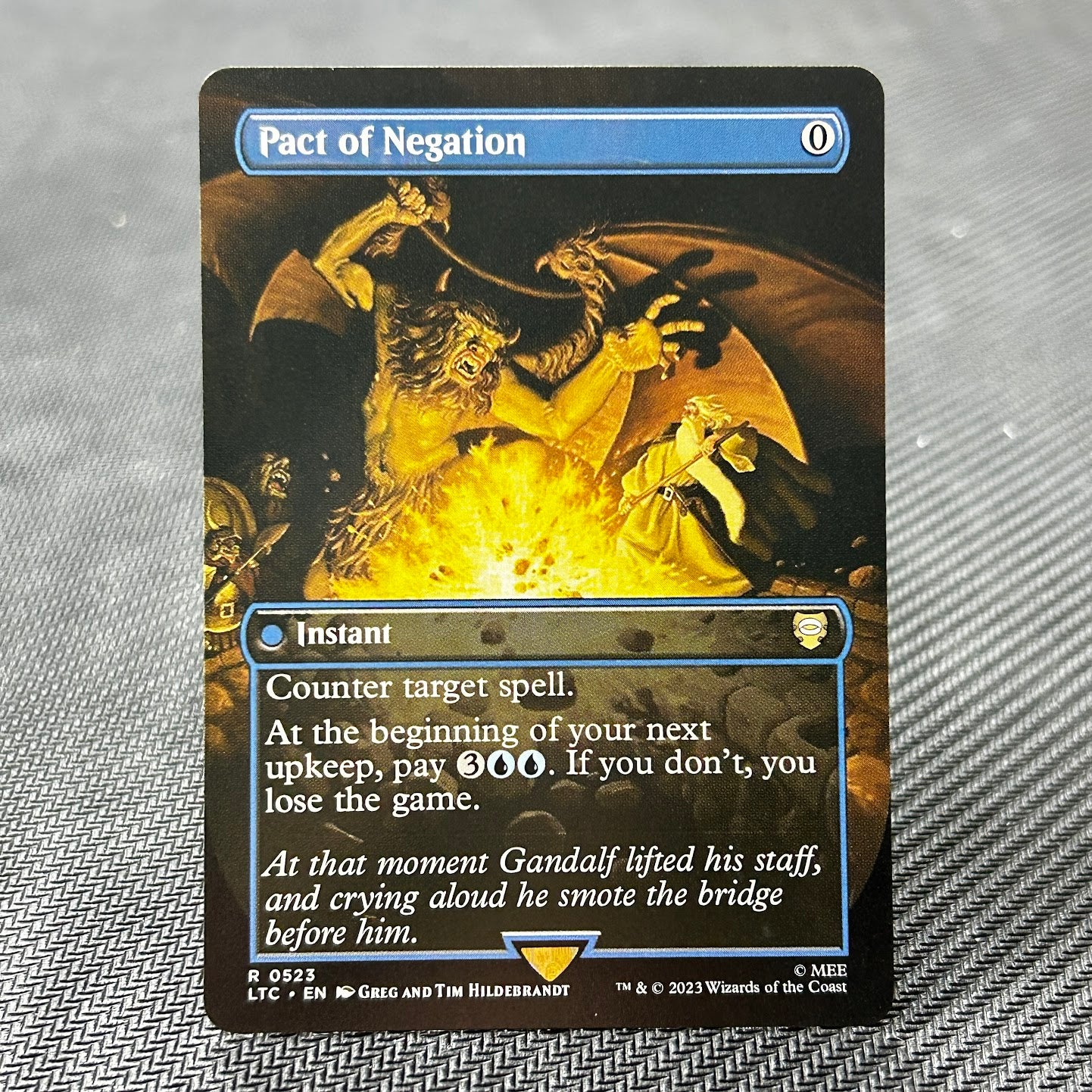 Pact of Negation - The Lord of the Rings Commander #0523 - No Foil