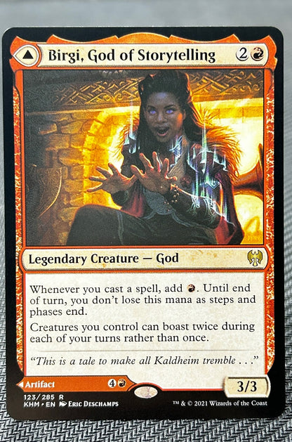 Birgi, God of Storytelling - Kaldheim #123 - No Foil