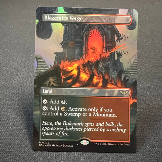 Blazemire Verge - Duskmourn: House of Horror #329 - Foil
