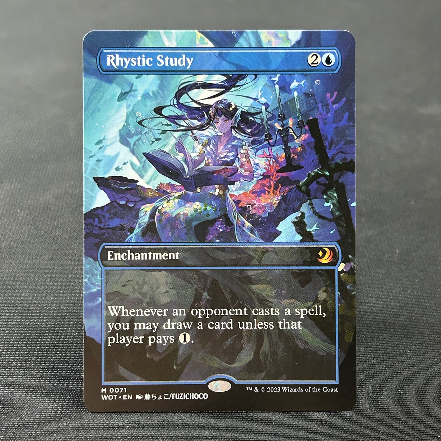 Rhystic Study - Wilds of Eldraine #71 - No Foil