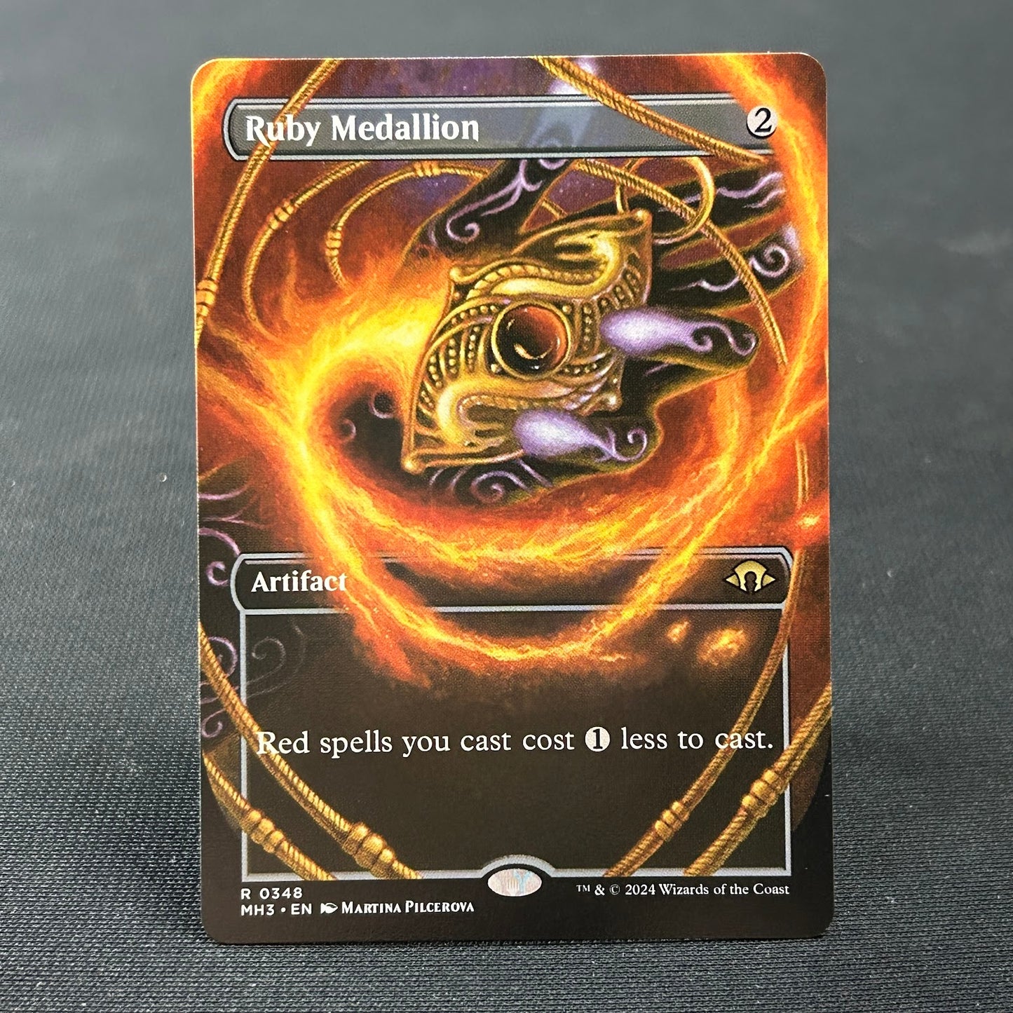Ruby Medallion - Modern Horizons 3 #348 - No Foil
