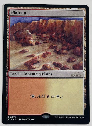 Plateau - 30th Anniversary #275 - No Foil