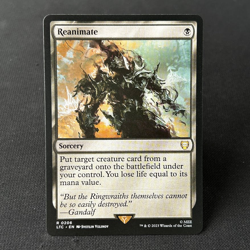 Reanimate - The Lord of the Rings Commander #206 - No Foil