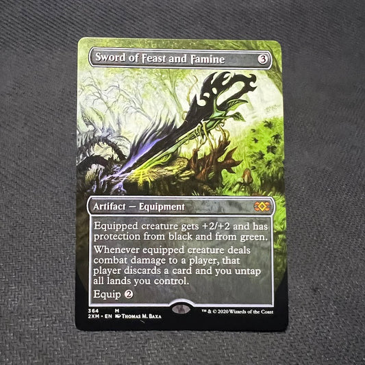 Sword of Feast and Famine - Double Masters #364 - No Foil