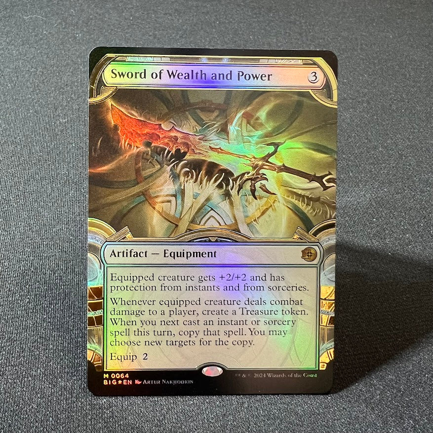 Sword of Wealth and Power - The Big Score #64 - Raised Foil