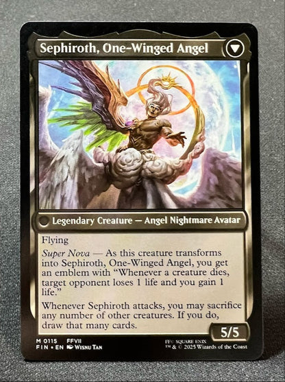 Sephiroth, Fabled SOLDIER // Sephiroth, One-Winged Angel - Final Fantasy #115 - No Foil