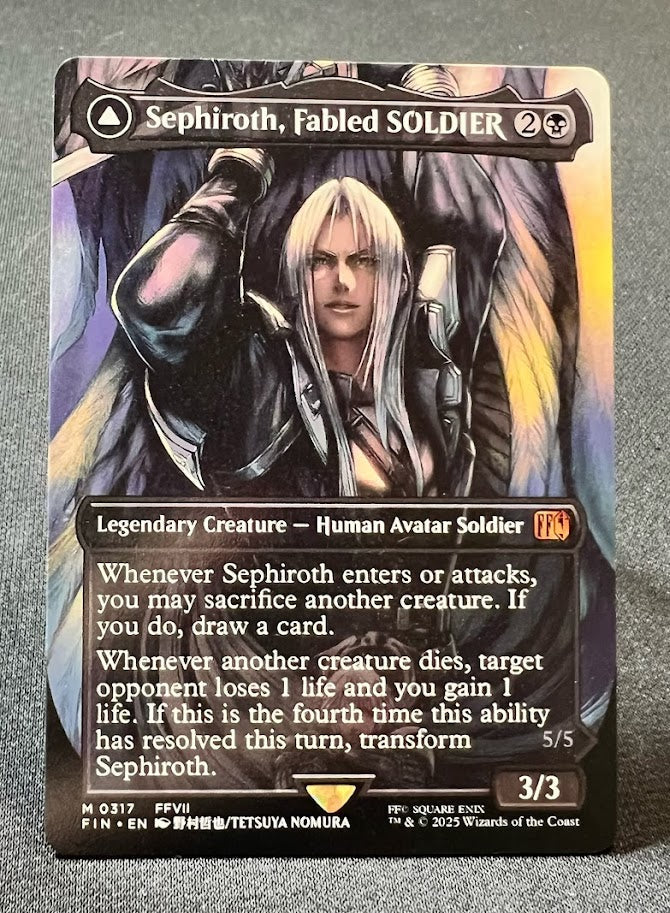 Sephiroth, Fabled SOLDIER // Sephiroth, One-Winged Angel - Final Fantasy #317 - No Foil