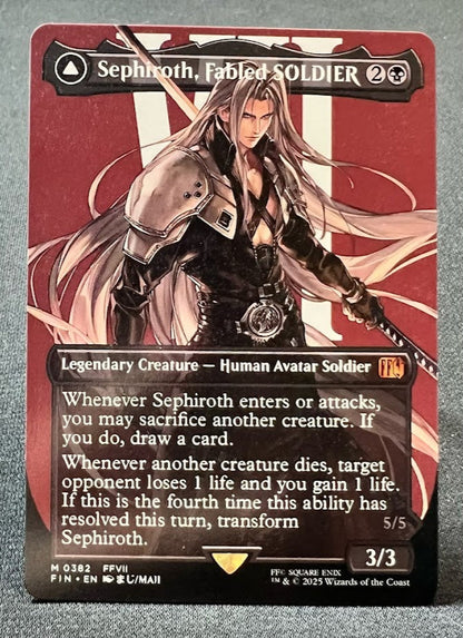 Sephiroth, Fabled SOLDIER // Sephiroth, One-Winged Angel - Final Fantasy #382 - No Foil