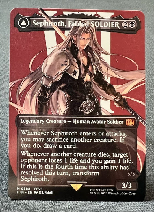 Sephiroth, Fabled SOLDIER // Sephiroth, One-Winged Angel - Final Fantasy #382 - No Foil