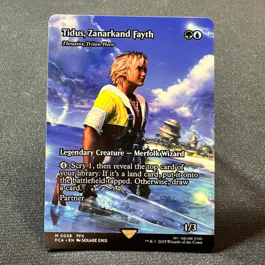 Thrasios, Triton Hero (Tidus, Zanarkand Fayth) - Final Fantasy: Through the Ages #58 - No Foil