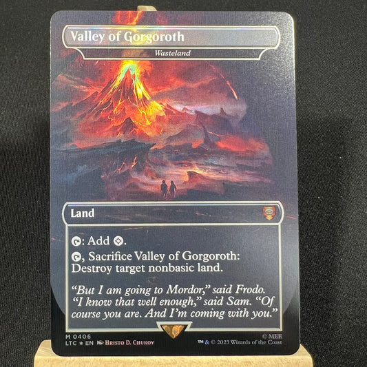 Wasteland (Valley of Gorgoroth) - Lord of the Rings Commander #376 - Foil