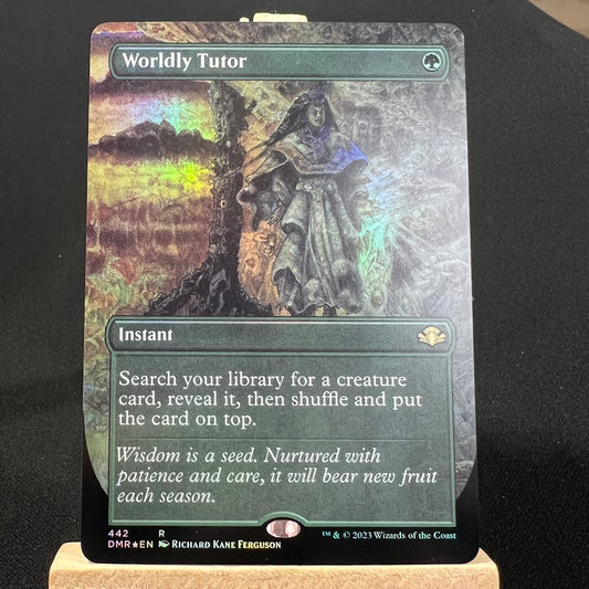 Worldly Tutor - Dominaria Remastered #442 - Foil