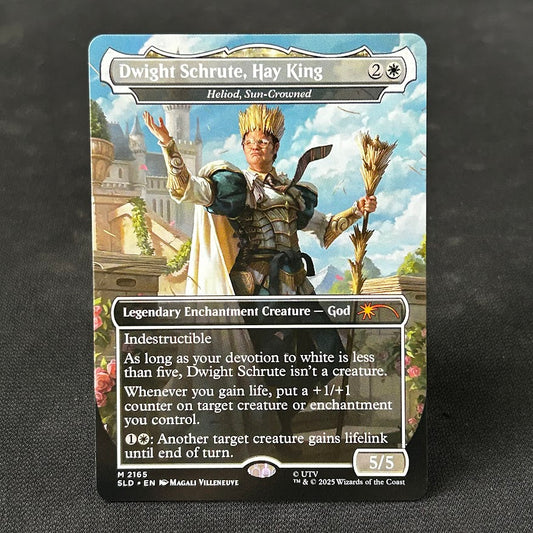 Heliod, Sun-Crowned (Dwight Schrute, Hay King) - Secret Lair #2165 - No Foil