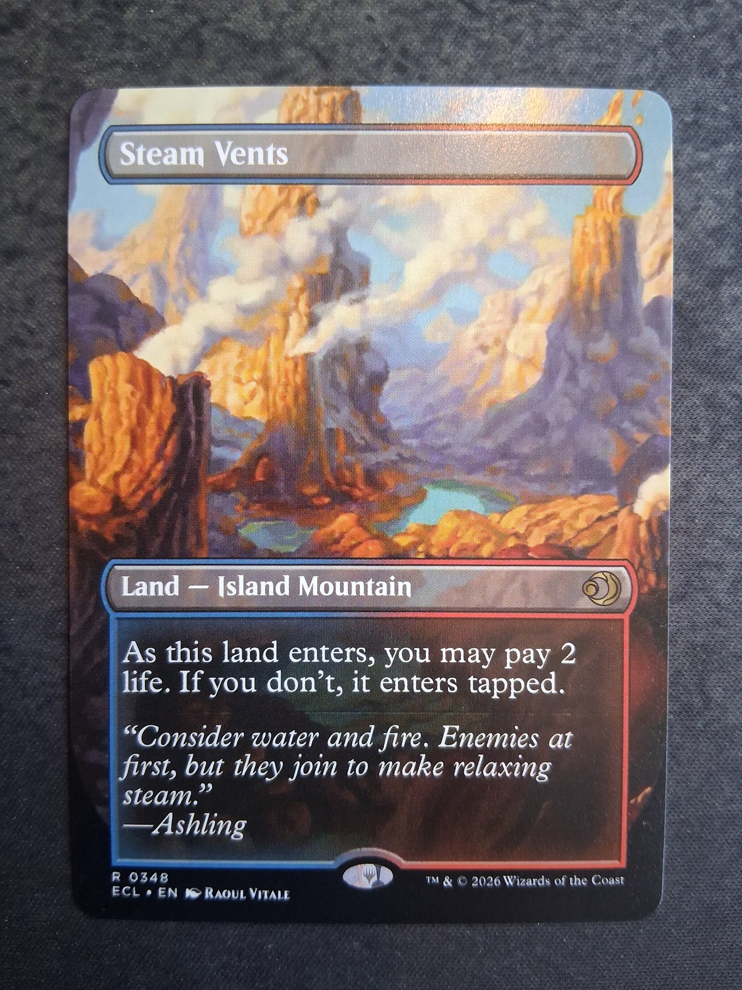 Steam Vents - Lorwyn Eclipsed #348 - No Foil