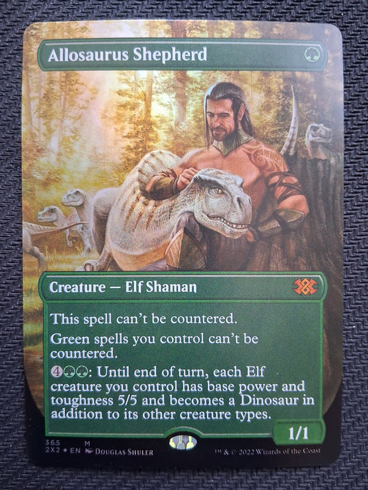 Allosaurus Shepherd - Double Masters #365 - Foil