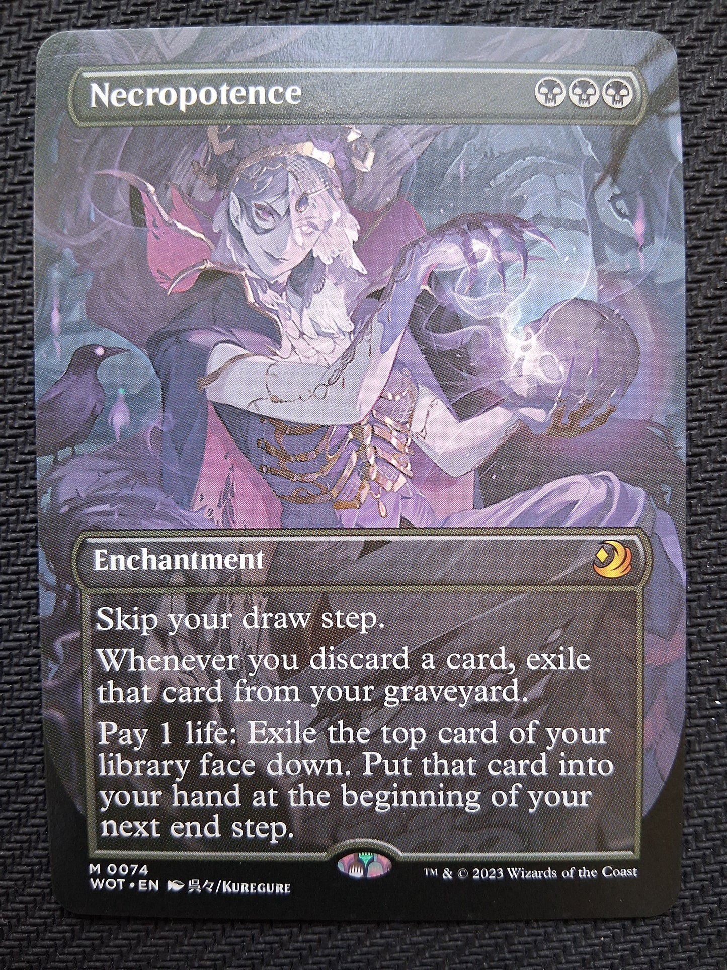 Necropotence - Wilds of Eldraine #74 - No Foil