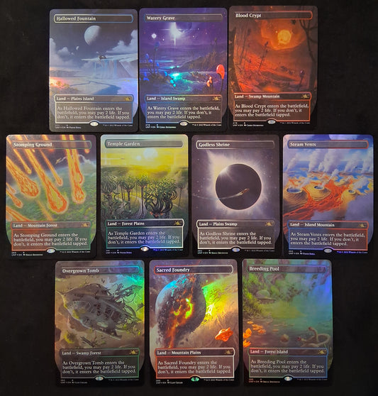 Pack 10 Shock Lands - Unfinity - Foil